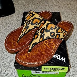 Sam Edelman Jaynee leopard sandals 9